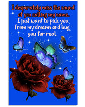 Load image into Gallery viewer, Butterfly Calling My Name Gift For Lover Vertical Poster

