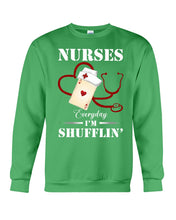 Load image into Gallery viewer, Nurses Everyday I’m Shufflin’ Custom Design Gift For Nurse Sweatshirt
