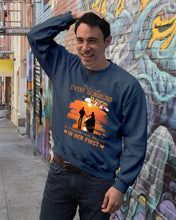 Load image into Gallery viewer, Behind Every Gorgeous Wife Is A Husband Who Believes In Her First Trending Sweatshirt
