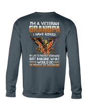 Load image into Gallery viewer, A Veteran Grandpa I Have Risked  Special Custom Design Sweatshirt
