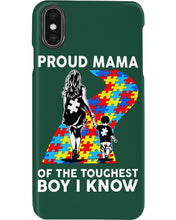Load image into Gallery viewer, Proud Mama Of The Touchest Boy I Know Autism's Day Gift Phone case
