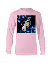 Load image into Gallery viewer, Lovely Phone Case Twinkling Blue Heart Gift For Goat Lovers Unisex Long Sleeve

