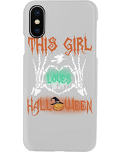 Load image into Gallery viewer, This Girl Loves Halloween Gift For Girls Phone case
