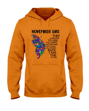 Load image into Gallery viewer, Birthday Gift For November Girl They Whispered To Her You Cannot Withstand The Storm Hoodie
