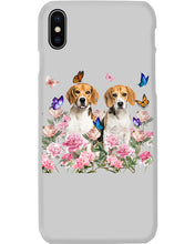 Load image into Gallery viewer, Gift For Dog Lovers Beagle With Peonies Phone case
