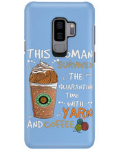 Load image into Gallery viewer, The Quarantine Time With Yarn And Coffee Gift For Women Phone case
