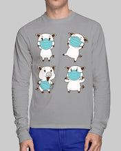 Load image into Gallery viewer, Pig Pandemic Essential Stay At Home Unique Custom Design Unisex Long Sleeve
