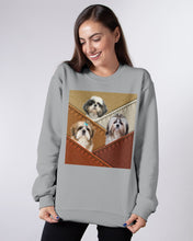 Load image into Gallery viewer, Three Cute Shih Tzu In Bag Gift For Dog Lovers Sweatshirt
