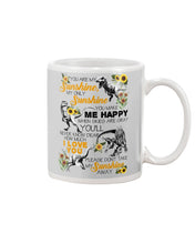 Load image into Gallery viewer, My Only Sunshine Make Me Happy Special Custom Design Mug
