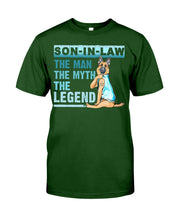 Load image into Gallery viewer, Gift For Son-In-Law The Man The Myth The Legend Trending Guys Tee
