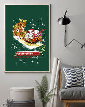 Load image into Gallery viewer, Baseball Xmas Sleigh Loading Gift For Baseball Lovers Vertical Poster
