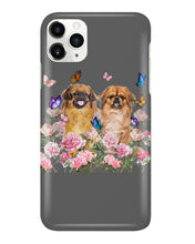 Load image into Gallery viewer, Pekingese With Peonies Gift For Dog Lovers Phone case
