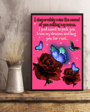 Load image into Gallery viewer, Butterfly Calling My Name Gift For Lover Vertical Poster
