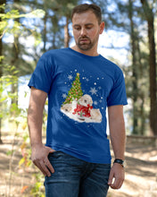Load image into Gallery viewer, Funny Golden Retrievers Sleep In Red Boots Gift For Dog Lovers Guys Tee
