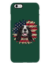 Load image into Gallery viewer, English Cocker Spaniel US Sunflower Gift For Dog Lovers Phone case
