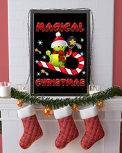 Load image into Gallery viewer, Tennis Players Magical Christmas Snowman Gift For Women Vertical Poster
