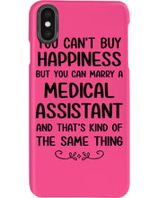 Load image into Gallery viewer, You Can't Buy Happiness But You Can Marry A Medical Assistant Gift For Girls Phone case
