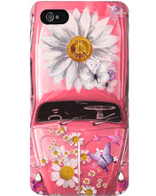 Load image into Gallery viewer, Pink Phone Case With Flowers And Butterfly Gift For Pink Lovers Phone case
