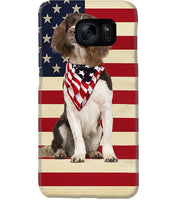 Load image into Gallery viewer, Lovely Phone Case With US Flag Gift For Spaniel Lovers Phone case
