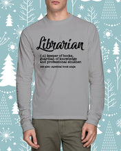 Load image into Gallery viewer, Librarian Keeper Of Books Guardian Of Knowledge Custom Gift For Librarian Unisex Long Sleeve
