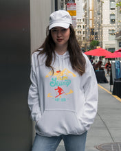 Load image into Gallery viewer, I'm Retired Skiing Is My Job Mountainous Terrain Hoodie
