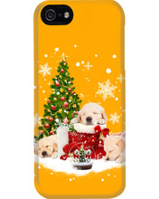 Load image into Gallery viewer, Funny Golden Retrievers Sleep In Red Boots Gift For Dog Lovers Phone case
