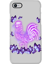 Load image into Gallery viewer, Chicken Purple Butterflies Gift For Chicken Lovers Phone case
