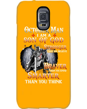 Load image into Gallery viewer, October Man Son Of God Birthday Meaningful Gift For Men Phone case

