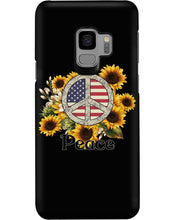 Load image into Gallery viewer, Peace Sign Sunflower Birthday Gift For Girls Phone case
