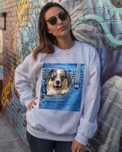Load image into Gallery viewer, Australian Shepherd In Denim Pocket Gift For Dog Lovers Sweatshirt
