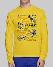 Load image into Gallery viewer, My Only Sunshine Make Me Happy Special Custom Design Unisex Long Sleeve
