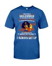 Load image into Gallery viewer, December Superwoman  Life Has Knocked Me Down Birthday Meaningful Gift Guys Tee
