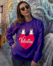 Load image into Gallery viewer, Couple Otter Valentine's Day Gift For Otter Lovers Sweatshirt
