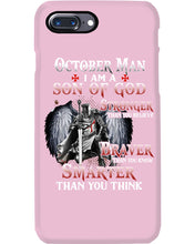 Load image into Gallery viewer, October Man Son Of God Birthday Meaningful Gift For Men Phone case
