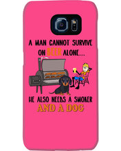 Load image into Gallery viewer, A Man Loves Beer And Dachshund Gift For Dog Lovers Phone case
