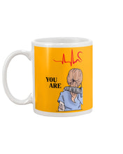 Load image into Gallery viewer, You Are Sister Heartbeat Gift For Sister Mug

