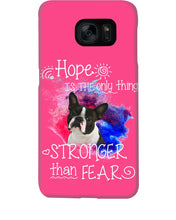 Load image into Gallery viewer, ln Boston Terrier Hope Is The Only Thing Gift For Dog Lovers Phone case
