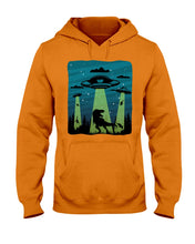 Load image into Gallery viewer, UFA Dinosaur T Rex Sky Full Of Stars Hoodie
