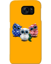 Load image into Gallery viewer, Lovely Phone Case Three Owl With US Flag Gift For Owl Lovers Phone case
