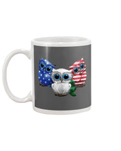 Load image into Gallery viewer, Lovely Phone Case Three Owl With US Flag Gift For Owl Lovers Mug
