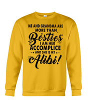 Load image into Gallery viewer, Me And Grandma Are More Than Besties For Family Sweatshirt
