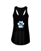 Load image into Gallery viewer, Easily Distracted By Dogs And Dragonflies Gift For Dog Lovers Ladies Flowy Tank
