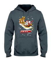 Load image into Gallery viewer, Baseball Xmas Sleigh Loading Gift For Baseball Lovers Hoodie
