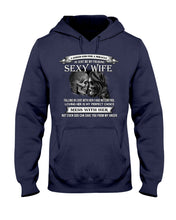 Load image into Gallery viewer, Shes Stubborn Messy And A Brat At Times Black Gift For Husband Hoodie
