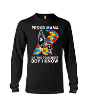 Load image into Gallery viewer, Proud Mama Of The Touchest Boy I Know Autism's Day Gift Unisex Long Sleeve
