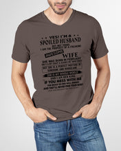 Load image into Gallery viewer, I'm A Spolied Husband But Not Yours  - Awesome Wife Was Born In February Guys V-Neck
