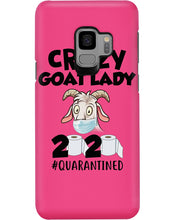 Load image into Gallery viewer, Crazy Goat Lady 2020 Quarantined Gift For Goat Lovers Phone case

