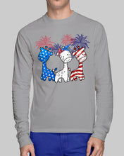 Load image into Gallery viewer, Lovely Phone Case Color Freedom Firework Gift For Giraffee Lovers Unisex Long Sleeve
