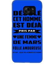 Load image into Gallery viewer, Désolé Cet Homme Est Déjà Pris Par Une Femme De Mars Birthday Gift Phone case
