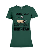 Load image into Gallery viewer, I Survived The Great Toilet Paper Shortage Of 2020 Ladies Tee
